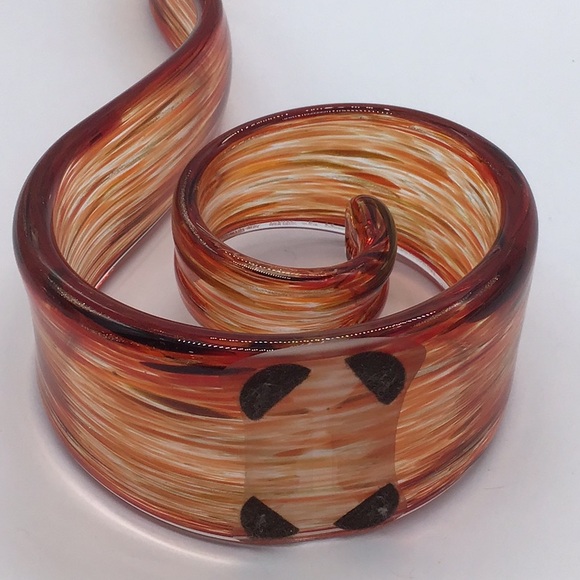 Art Glass Dancing Flame Sculpture Hand Blown - Picture 5 of 6